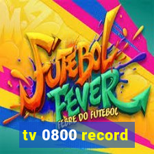 tv 0800 record